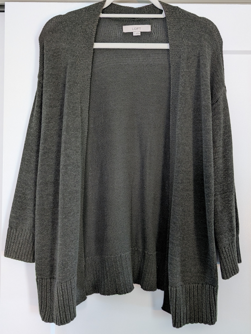 Loft - Olive Cardigan - Large